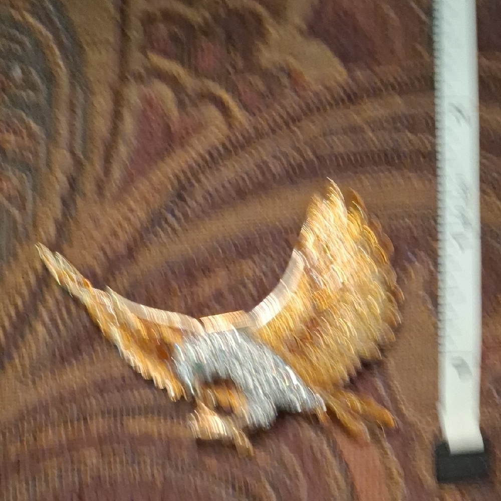 Gold and Silver Parrot Brooch - Picture 5 of 6